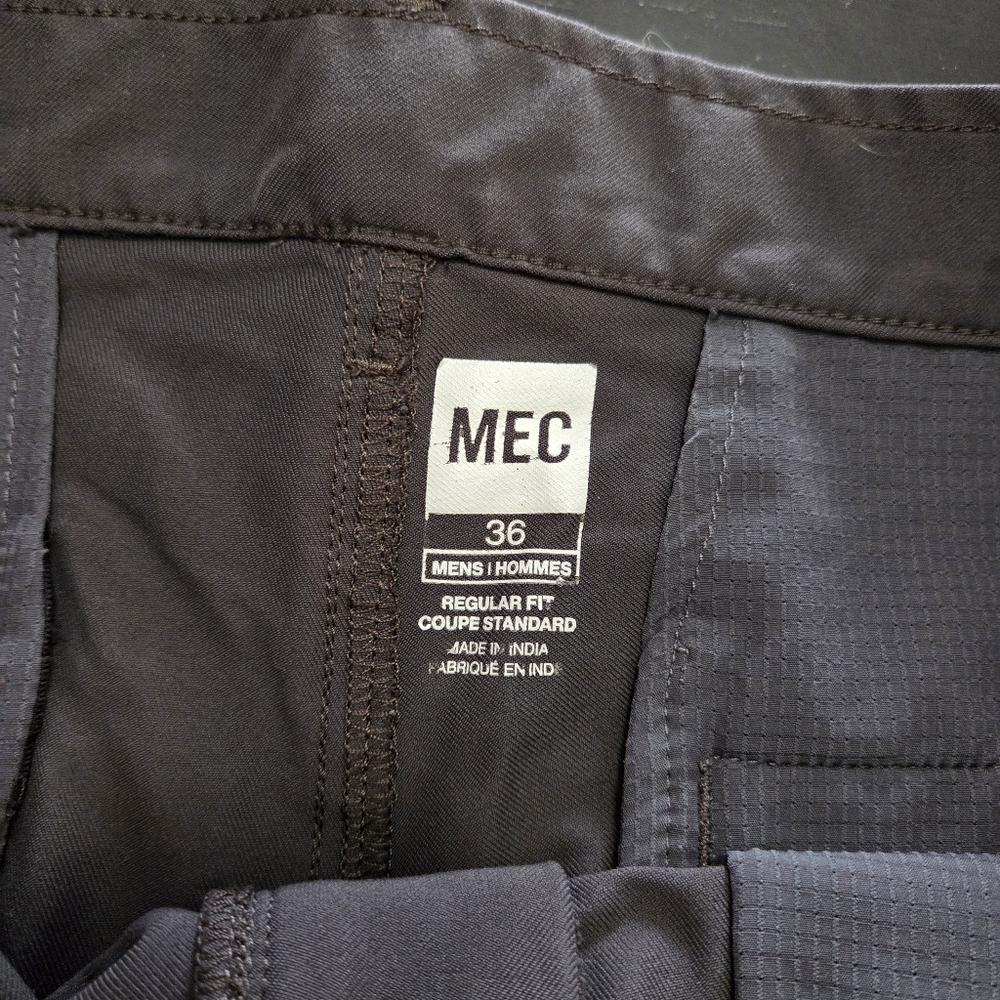 MEC Charcoal Performance Shorts Lightweight Outdoor - Picture 9 of 10